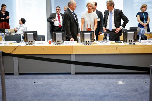Eurogroupe : Suspension des dicussions sur le dossier grec  - ảnh 1